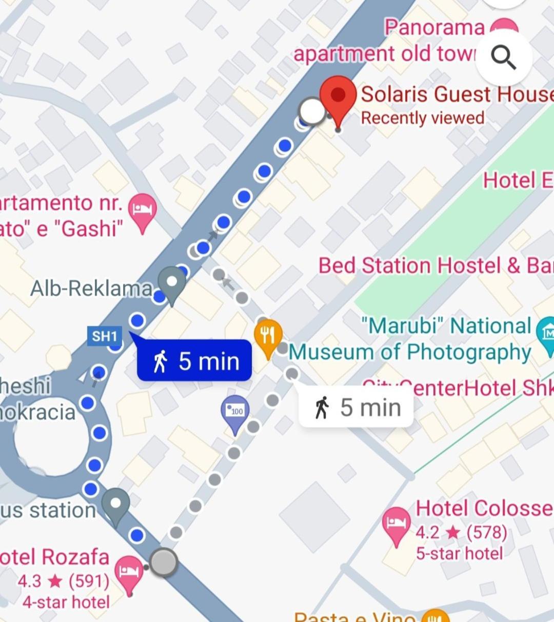 Solaris Guest House Szkodra Zewnętrze zdjęcie